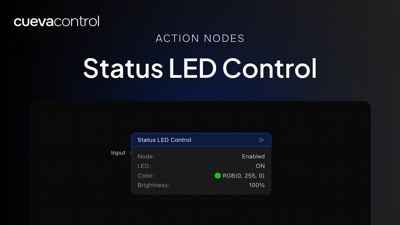 Still from the Status LED Control node walkthrough