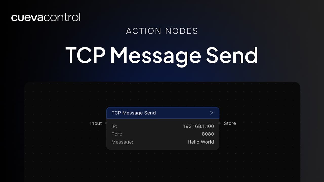 Still from the TCP Message Send node walkthrough