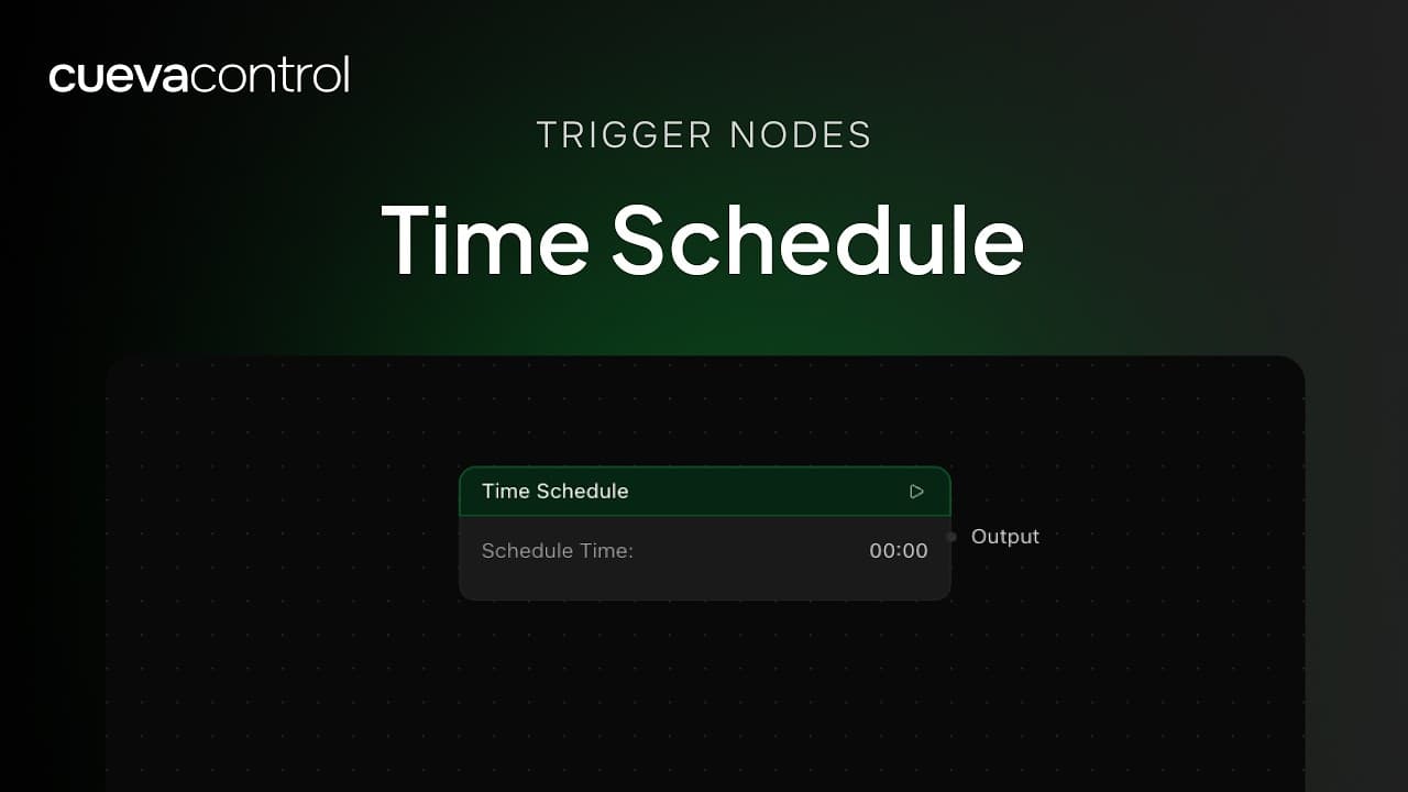 Still from the Time Schedule node walkthrough